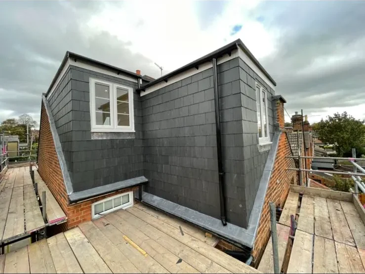 L shaped dormer loft conversion exterior
